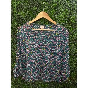 Mossimo, lightweight Blouse, hearts, Size S